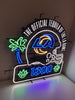 The Official Tequila Of The Los Angeles Rams NFL LED Neon Sign Light Lamp