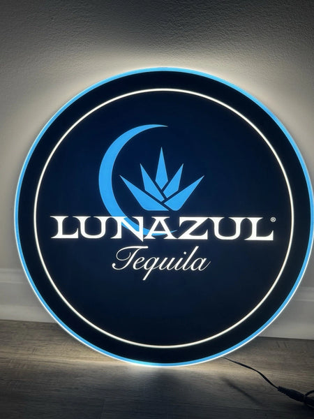 Lunazul Tequila 2D LED Neon Sign Light Lamp