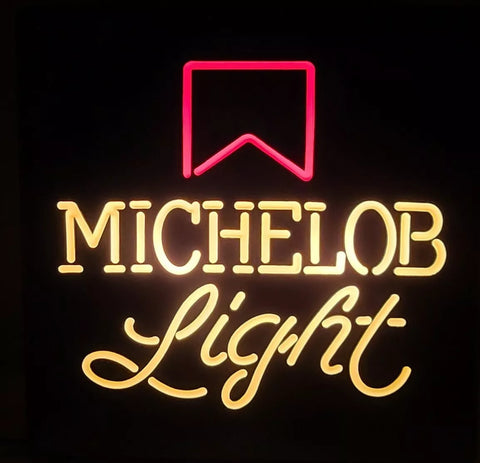 Michelob Light Beer LED Neon Sign Light Lamp