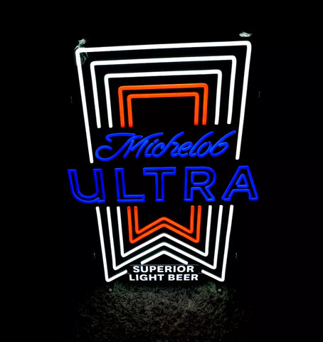 Michelob Ultra Beer LED Neon Sign Light Lamp