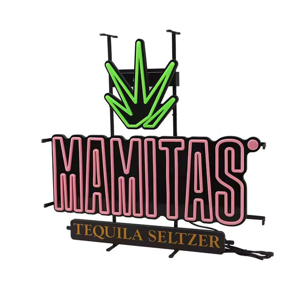 Mamitas Tequila Seltzer LED Neon Sign Light Lamp