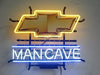 Man Cave Chevrolet Chevy Corvette Sports Car Neon Sign Light Lamp
