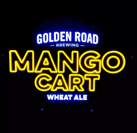 Mango Cart Beer Golden Road Brewery LED Neon Sign Light Lamp