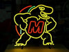 Maryland Terrapins Terps Mascot Neon Sign Light Lamp