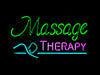 Massage Therapy Neon Light Sign Lamp Real Glass Wall Decor Version II