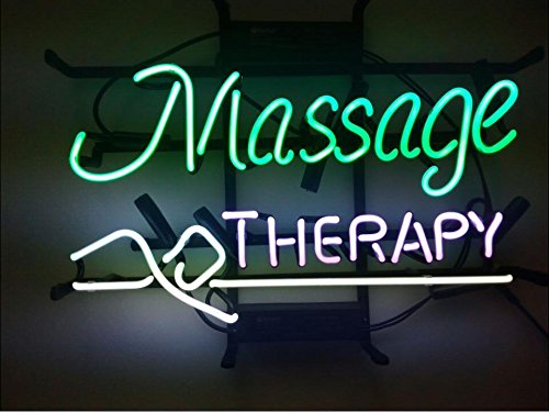 Massage Therapy Neon Light Sign Lamp Real Glass Wall Decor