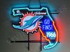 Miami Dolphins NFL Pennants LED Neon Sign Light Lamp