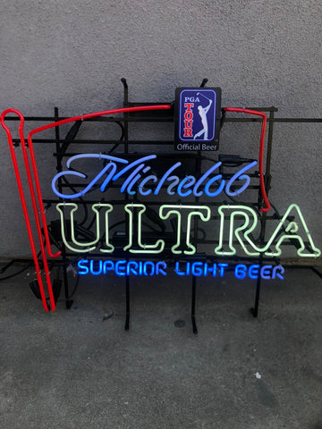 Michelob Ultra Golf Neon Sign Light Lamp