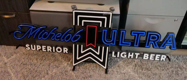 Michelob Ultra Superior Light Beer LED Neon Sign Light Lamp