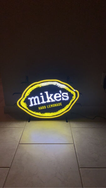 Mikes Hard Lemonade LED Neon Sign Light Lamp With Dimmer