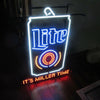 Miller Lite Can It's Miller Time Beer LED Neon Sign Light Lamp