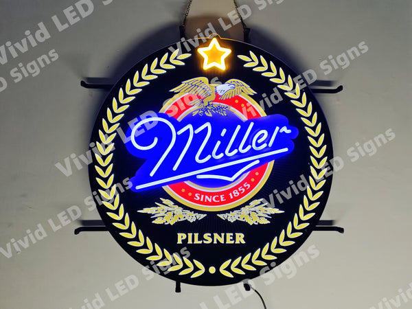 Pilsner Eagle Lite Beer LED Neon Sign Light Lamp