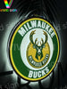 Milwaukee Bucks 3D LED Neon Sign Light Lamp