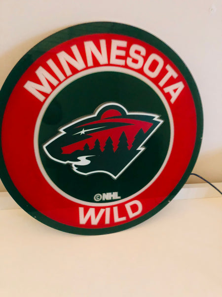 Minnesota Wild 3D LED Neon Sign Light Lamp