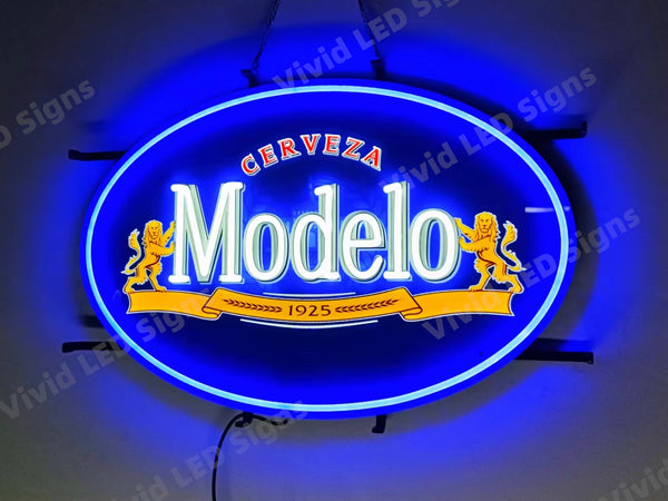 Modelo Cerveza 1925 LED Neon Sign Light Lamp