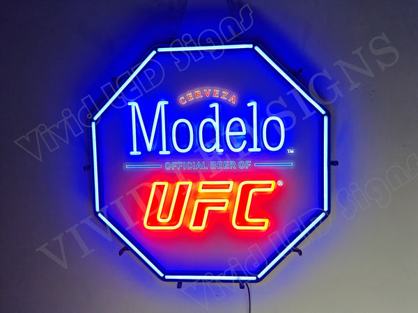 Modelo Cerveza UFC LED Neon Sign Light Lamp