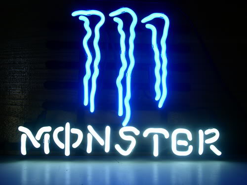 Monster Energy Drink Neon Light Sign Lamp