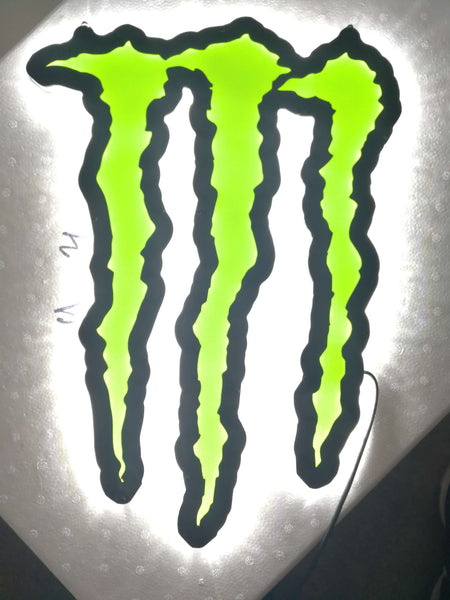 Monster Energy Drink Vivid LED Neon sign Light Lamp