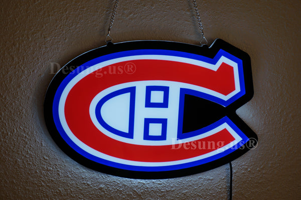 Montreal Canadiens 2D LED Neon Sign Light Lamp