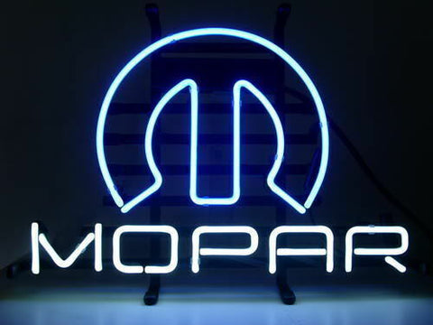 Mopar Parts Accessories Auto Car Garage Neon Sign Light Lamp