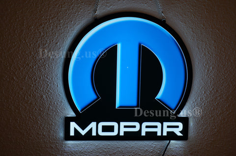 Mopar Hemi 2D LED Neon Sign Light Lamp