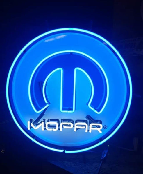 Mopar Logo Neon Light Sign Lamp With HD Vivid Printing Technology