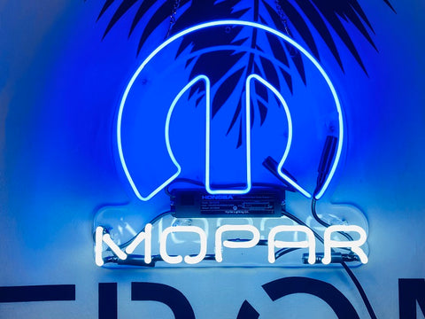 Mopar Parts Accessories Auto Car Garage Acrylic Neon Sign Light Lamp