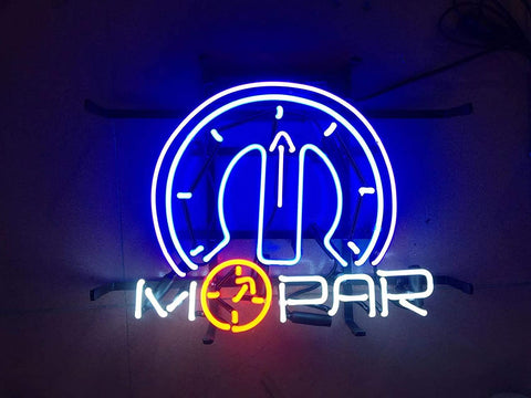 Mopar Parts Accessories Auto Car Garage Open Neon Sign Light Lamp