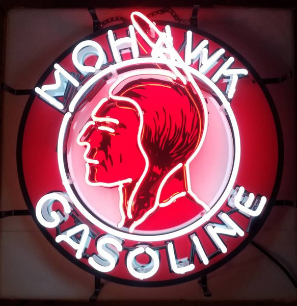 Mowhawk Gasoline Oil And Gas Neon Light Sign Lamp HD Vivid Printing
