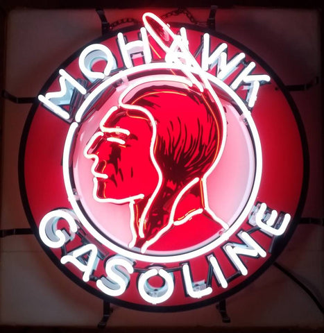 Mowhawk Gasoline Oil And Gas Neon Light Sign Lamp HD Vivid Printing