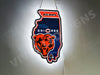 NFL Chicago Bears 3D LED  Neon Sign Light Lamp