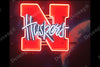 Nebraska Cornhuskers Mascot Logo Neon Light Lamp Sign HD Vivid Printing