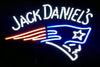 New England Patriots Jack Daniels Neon Sign Lamp Light