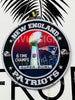 New England Patriots Super Bowl Championship 6 Time Champs 3D LED Neon Sign Light Lamp