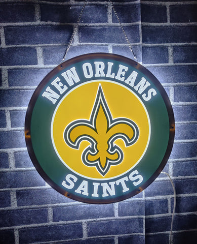 New Orleans Saints 3D LED Neon Sign Light Lamp