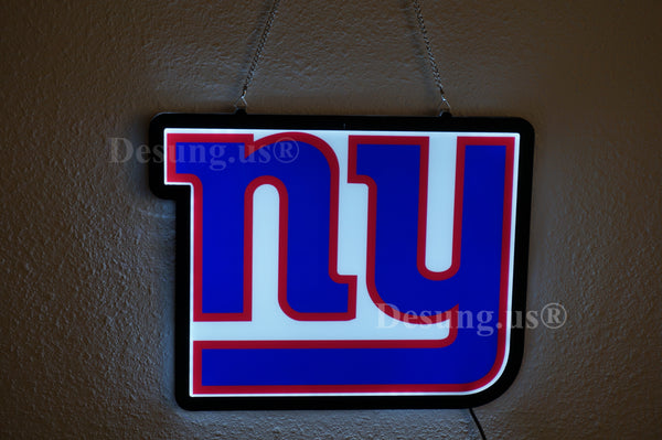 New York Giants 2D LED Neon Sign Light Lamp