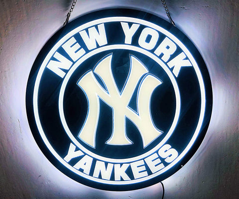 New York Yankees 3D LED Neon Sign Light Lamp