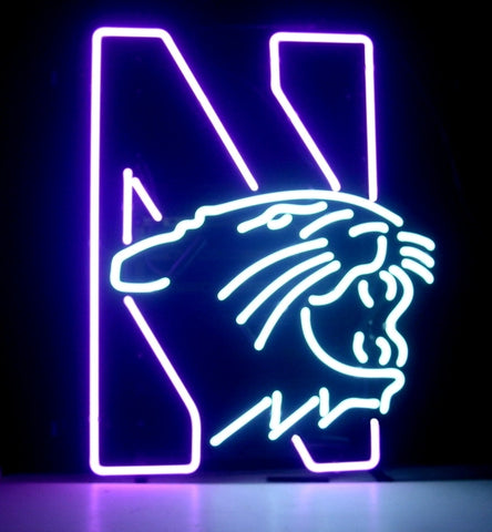 Northwestern University Wildcats Neon Sign Light Lamp