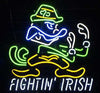 Notre Dame Fightin Irish Logo Neon Light Lamp Sign