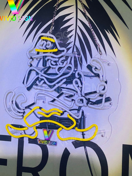 Notre Dame Fighting Irish Mascot Acrylic Neon Sign Light Lamp