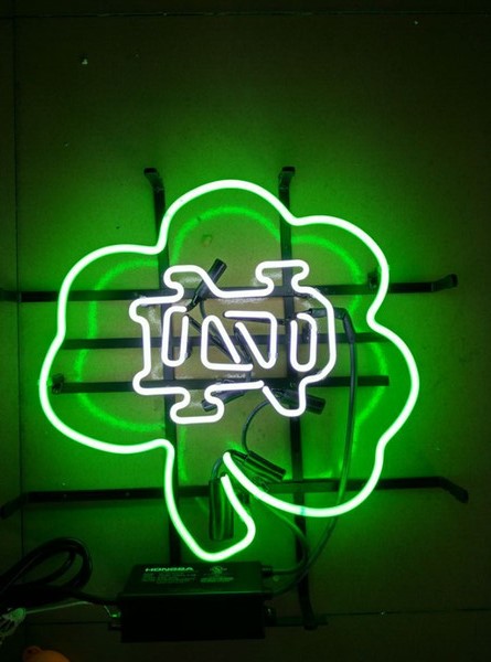 Notre Dame Fighting Irish Logo Neon Light Lamp Sign