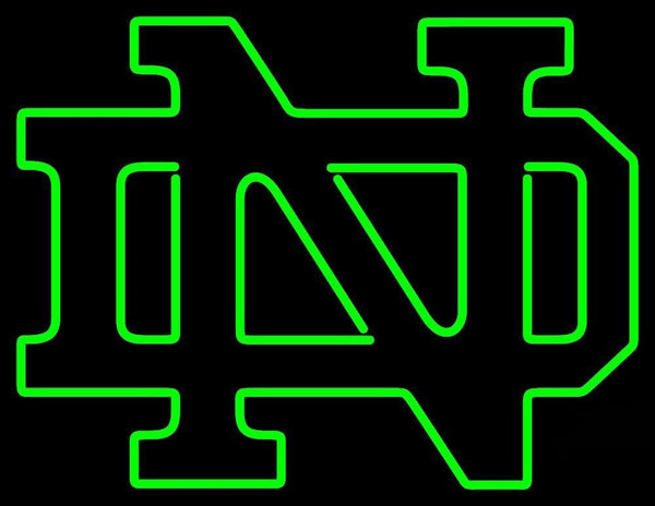 Notre Dame Fighting Irish Logo Neon Light Lamp Sign