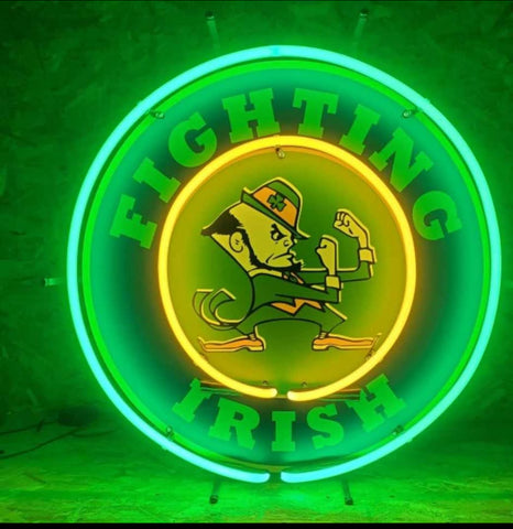Notre Dame Fighting Irish Neon Light Sign Lamp With HD Vivid Printing Technology