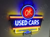 OK Used Cars 3 LED Neon Sign Light Lamp