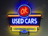 OK Used Cars 3 LED Neon Sign Light Lamp