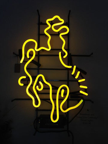 Wyoming Cowboys Neon Sign Light Lamp