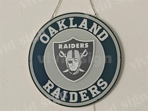 Oakland Raiders 3D LED Neon Sign Light Lamp