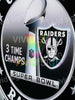 Oakland Raiders Super Bowl Championship 3D LED Neon Sign Light Lamp