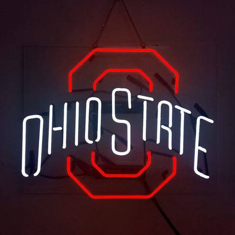 Ohio State University Buckeyes Acrylic Neon Sign Light Lamp