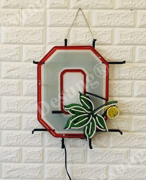 Ohio State Buckeyes Brutus Neon Light Lamp Sign HD Vivid Printing